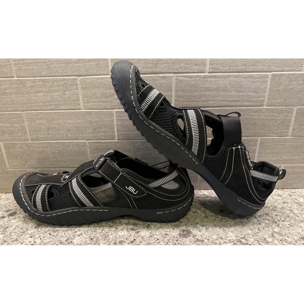 JBU Black/White Wmns NWOT Jambu Water Sandals Size 11M Gorpcore Hiking Summer - Picture 6 of 9